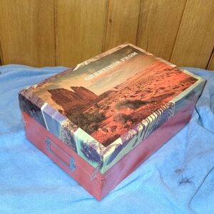 Greetings from Arches National Park Memory Box Photos Storage Label Bracket NOS